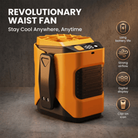Kexon™ Outdoor Digital Display Waist Fan