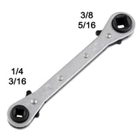 Maintenance Double-ended Square Ratchet Wrench