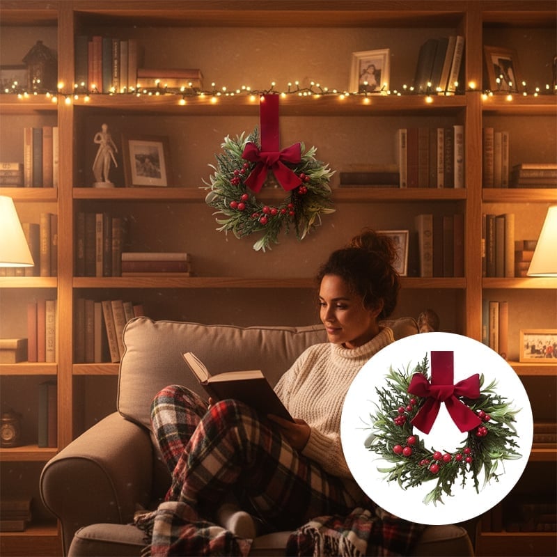 Mini-Weihnachtskranz-Dekoration