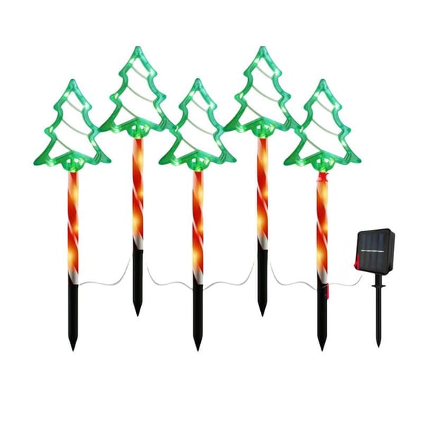 Solar Christmas Tree Lawn Lights