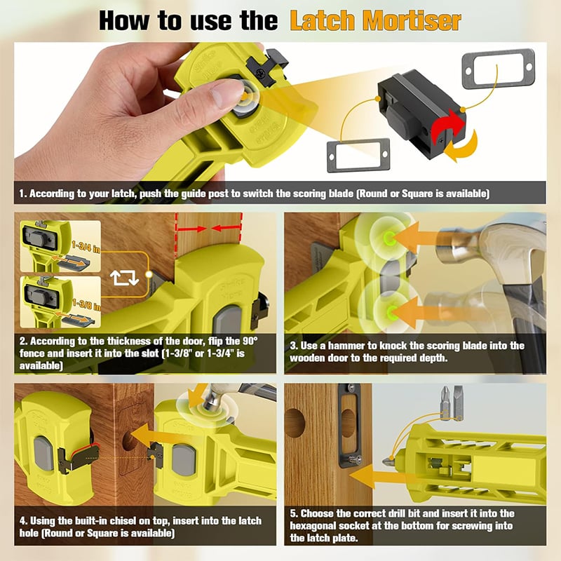 BLWOTMOR Mortise Tool Kit