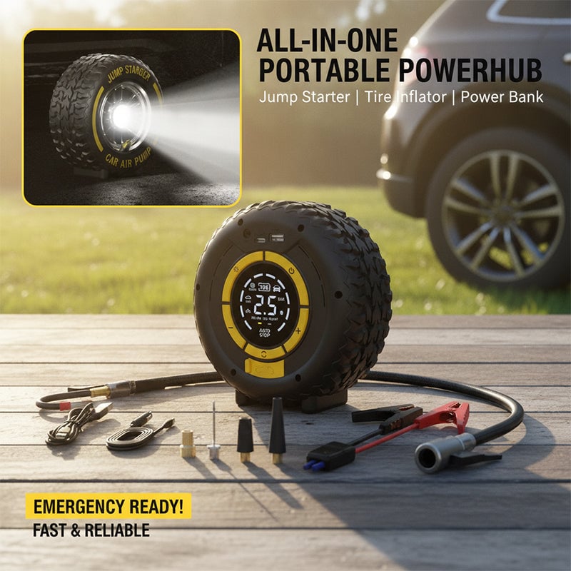 3-in-1 Car Emergency Power Station