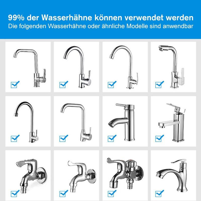 Drehbarer Doppelfunktions-Bubbler-Wasserhahnkopf