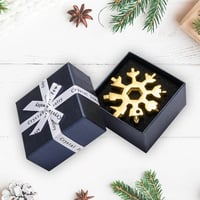 Sakerplus 18-in-1 Stainless Steel Snowflakes Multi-tool
