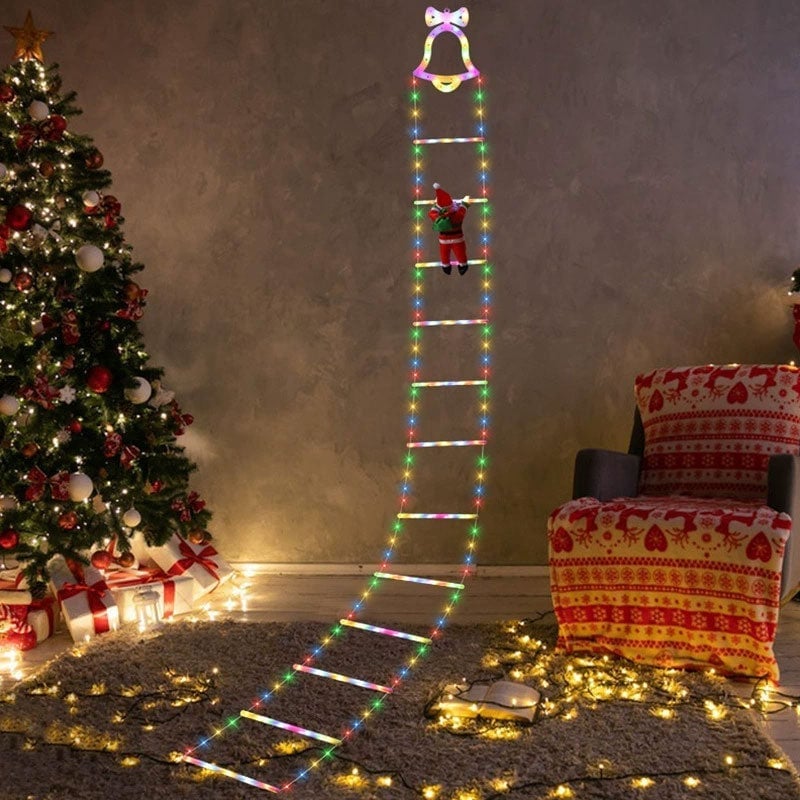 Weihnachtsmann LED-Leiterlicht