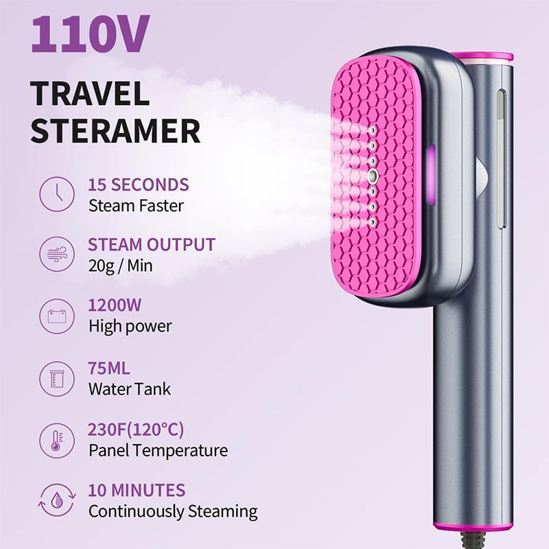 Sakerplus Rotatable Handheld Garment Steamer