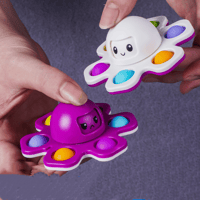 Octopus Push Pop Bubble Fidget Speelgoed Spinner