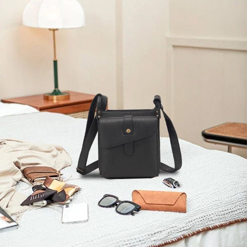 Umhängetasche aus Leder mit einzigartigem Design