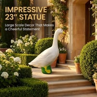 Charming Porch Goose Statue