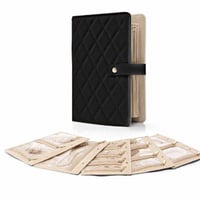 Étui de rangement de bijoux portable en cuir