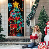 🎄 Christmas Door Banner Decoration Set