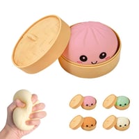 Steamed Bun Squishy Toy (Fun Squeeze Toy)