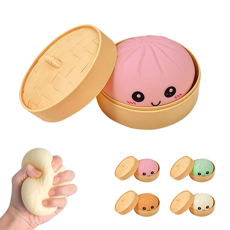 Steamed Bun Squishy Toy (Fun Squeeze Toy)