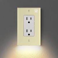 Outlet Wall Plate With LED Night Lights