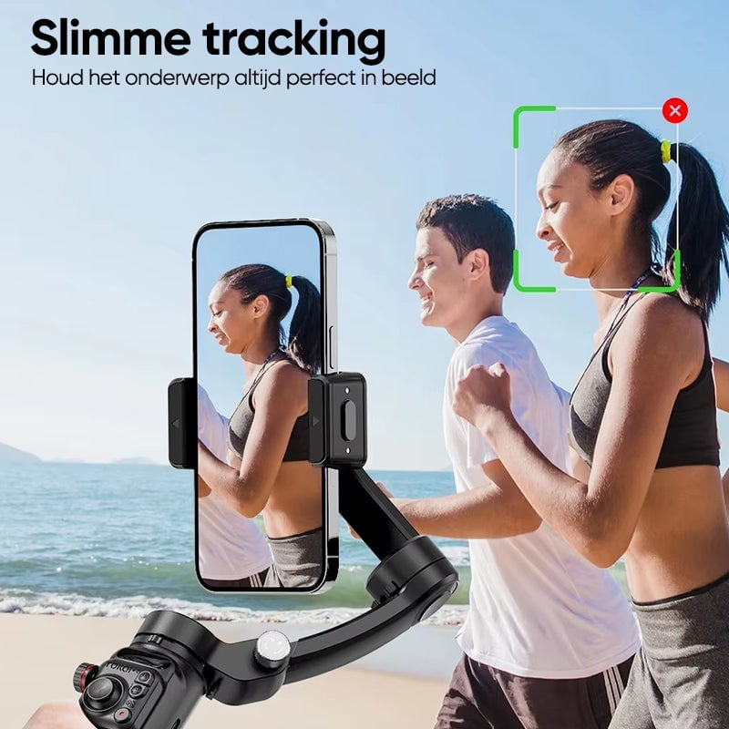 Slimme 3-Assige Gimbal Met Ai-Tracking – Professioneel Videofilmgereedschap