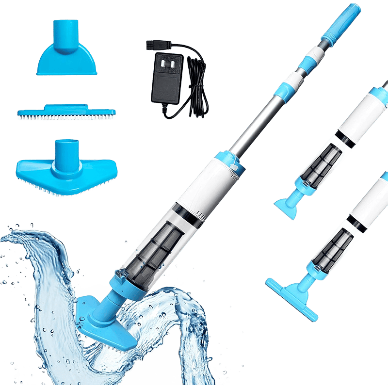US Standard - 3in1Cordless Rechargeable Powerful Motor Swimming Pool Vacuum Cleaner