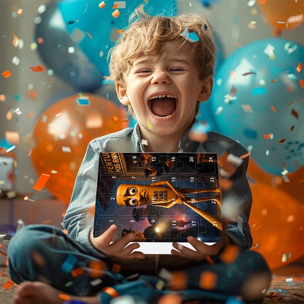 24 Pcs Advent Calendar Acrylic Figures