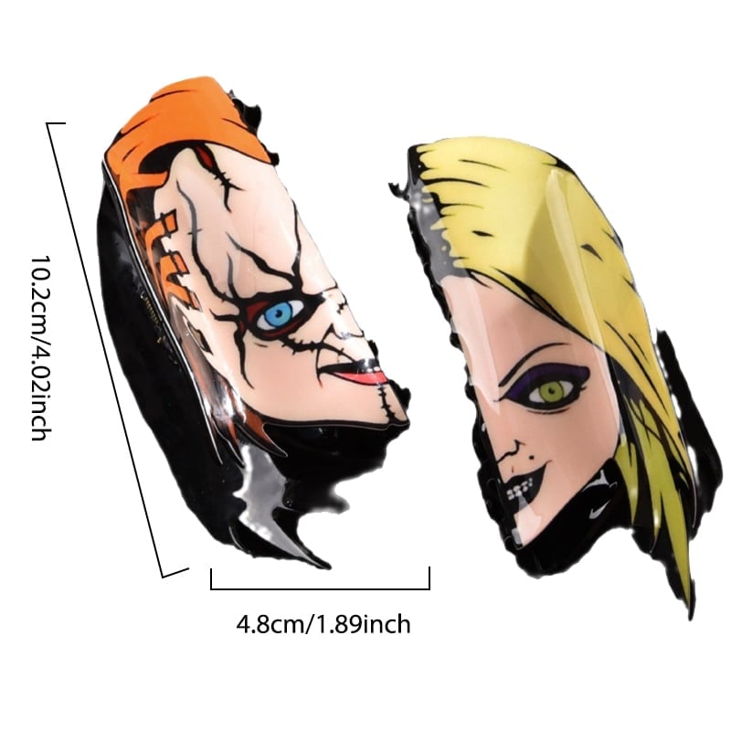 Lustige Haarklammern