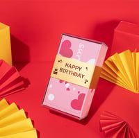 Surprise stuiterende geschenkdoos