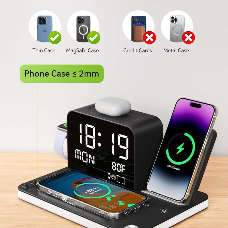 Sakerplus® 7 in 1 Wireless Charging Station