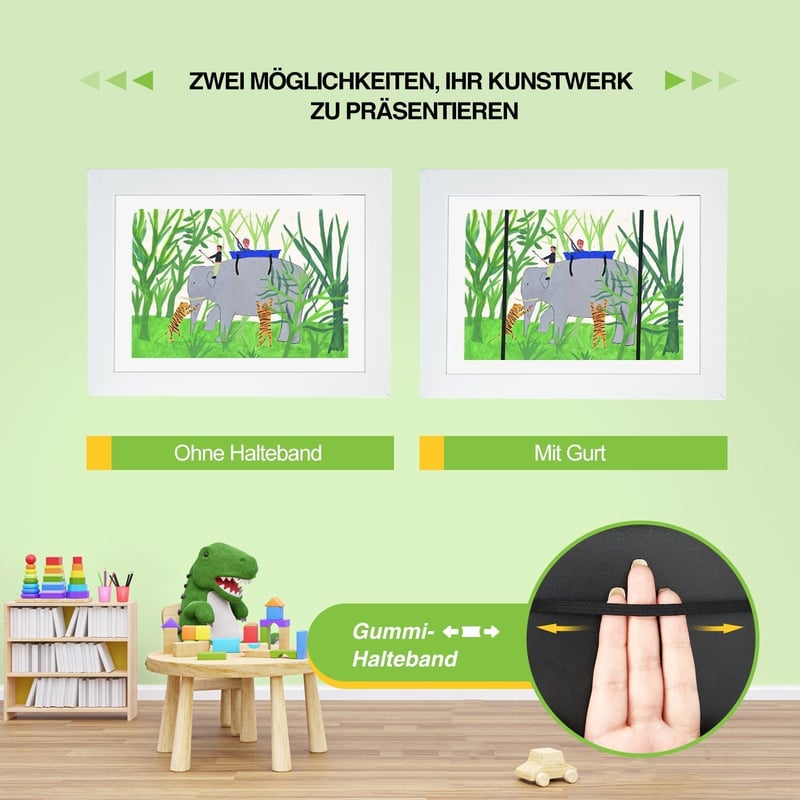 Kinderkunstprojekte A4 Kinderkunstrahmen