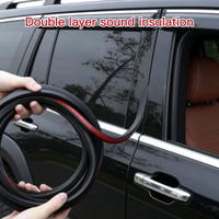 Automotive B-Type Double-Layer Soundproofing Seal Strip