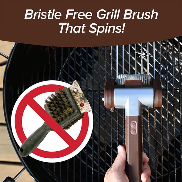 Electric Bristle Free Grill Cleaner 
