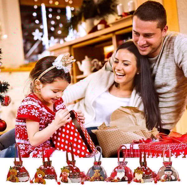 🍎Kerstcadeauzakjes met ritsontwerp