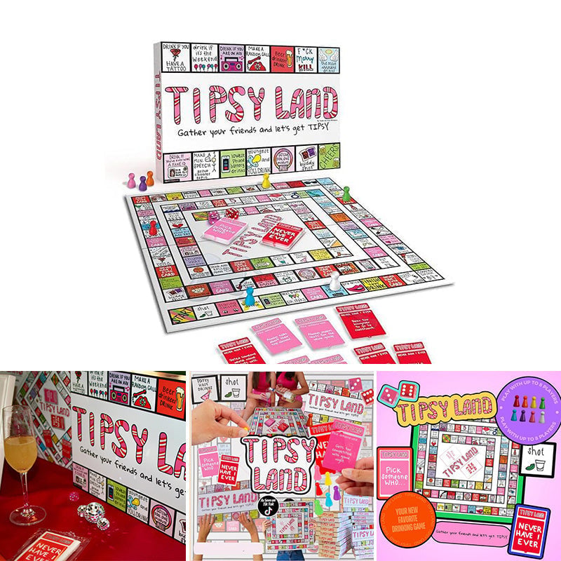 Party-Brettspiel – Lustiges Trinkspiel für Freunde