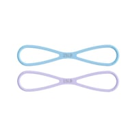 New 8-Shaped Silicone Resistance Band with Massage Grip