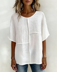 Top Vertikal Strukturiert Patchwork Locker