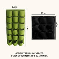 Vertikale Hängende Pflanze Wachsen Tasche für Gartenarbeit