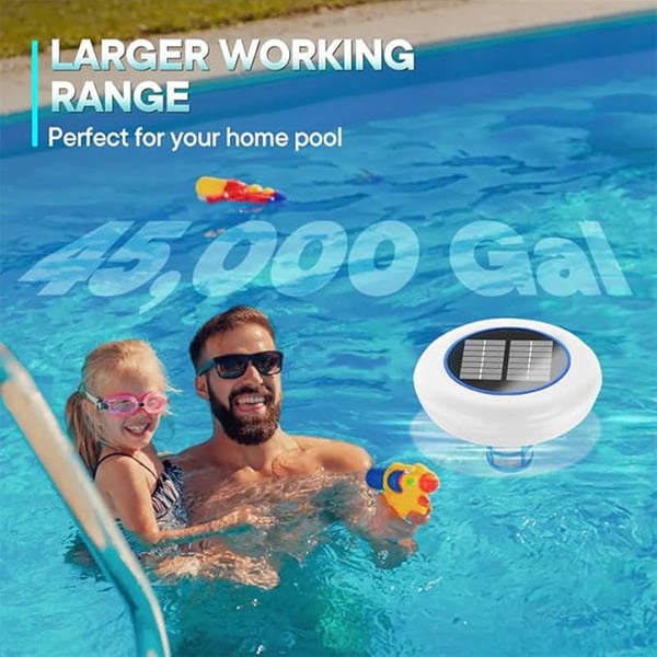 Solar-Powered Pool Ionizer Purifier