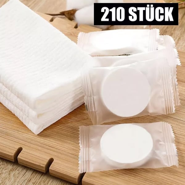 ✨ Komprimierte Handtuch-Tabletten