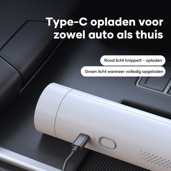 Slanke V8 Mate draadloze autostofzuiger