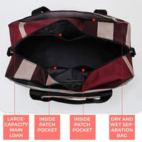 Waterproof Foldable Dry/Wet Separation Travel Bag