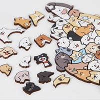 Tier-Stapelspiel Holzpuzzle Lernspielzeug Set