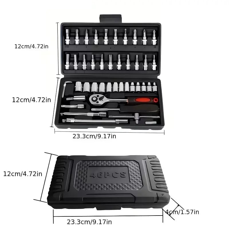 Sakerplus® Socket Wrench Set for Automotive Repair