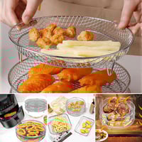 3-Layer Stackable Air Fryer Rack