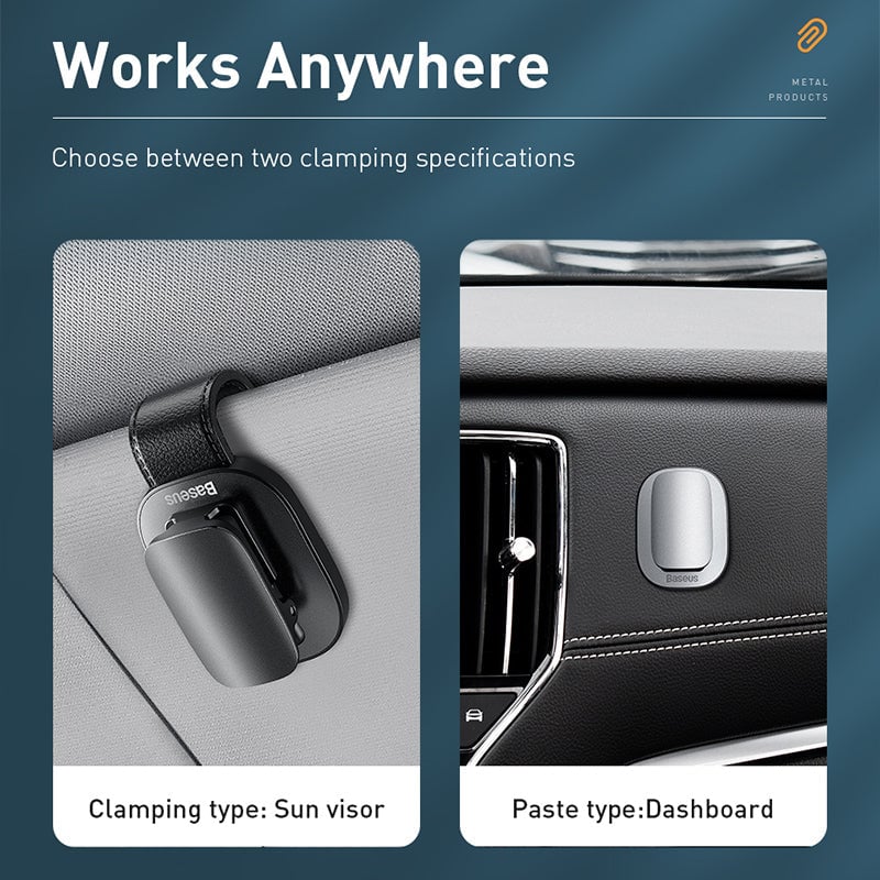 Auto Sun Visor Glasses Holder