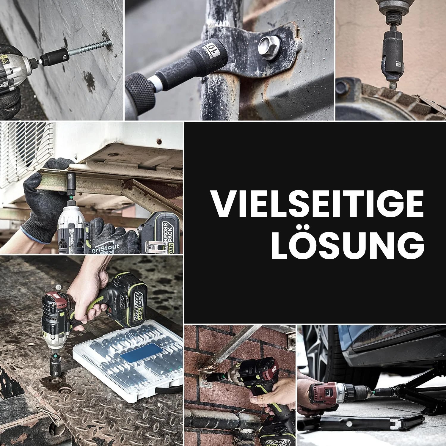 Saker Magnetisches Schlagschrauber-Nuss-Set