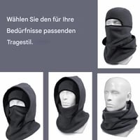 Outdoor Winter Warme Mütze mit Integrierter Halsbedeckung und Fahrradmaske