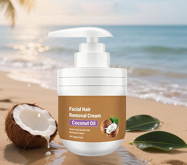 Gentle Coconut Oil Facial Hair Removal Cream Landing