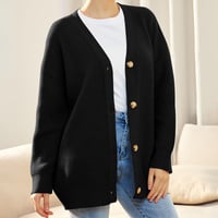 Pull Uni Col V En Maille