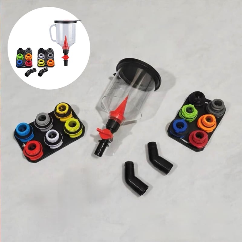 18-piece set of automotive antifreeze coolant