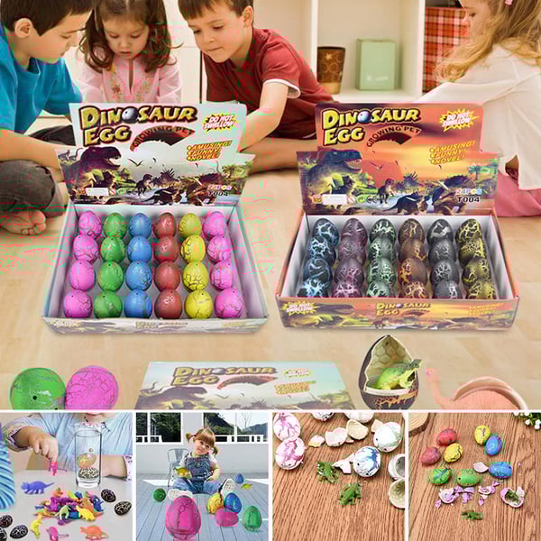 Magisk klekking Dyrking av dinosaur egg