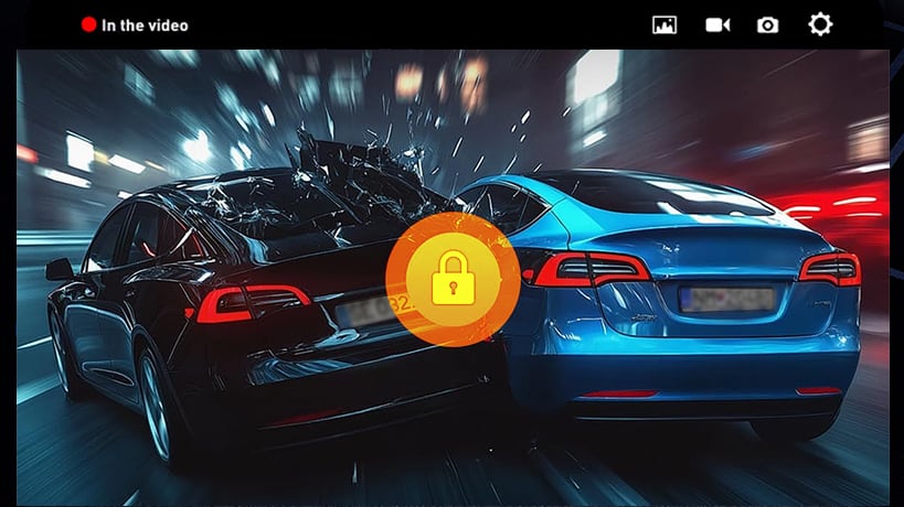 G-sensor evidence lock