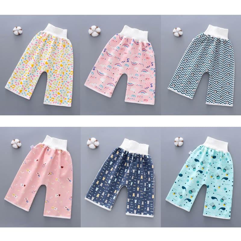 2 en 1 Confortable Jupe à Couches pour Enfants Imperméable et Absorbant