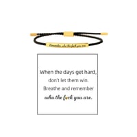 Braided Adjustable Inspire Bracelet