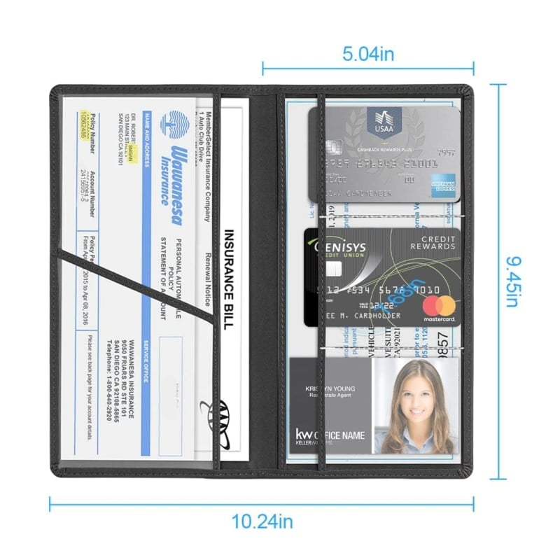 Magnetic Car Document Holder